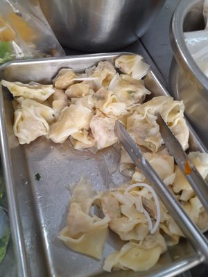 Vegan wonton. Homemade at Quán Chay 546  in Ho Chi Minh City