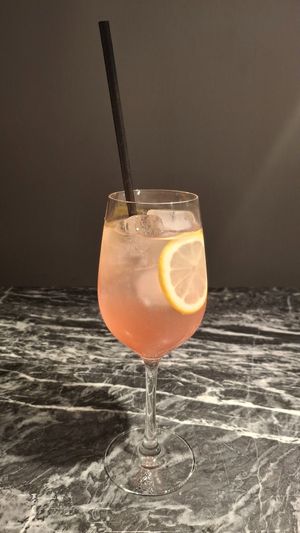 This was a rose-rosemary drink, very exciting and unusual. Not a huge rosemary-fan, so it was a bit strong for me, but I would still try it again and my boyfriend loved it. at Vaust Bar & Restaurant in Berlin