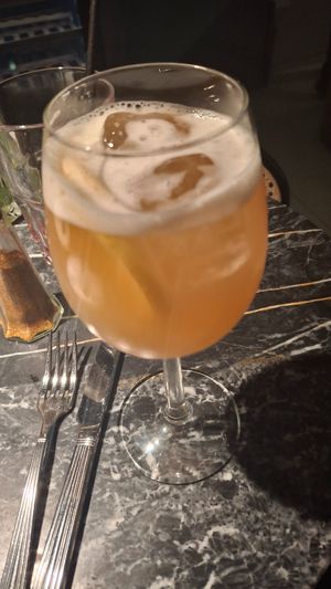 This drink was called 'Mighty Bush' and had kombucha in it, never had a cocktail like that, loved it! at Vaust Bar & Restaurant in Berlin