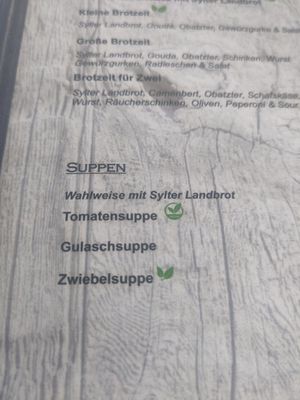Onion soup not vegan anymore at Fasan Stube in Hamburg