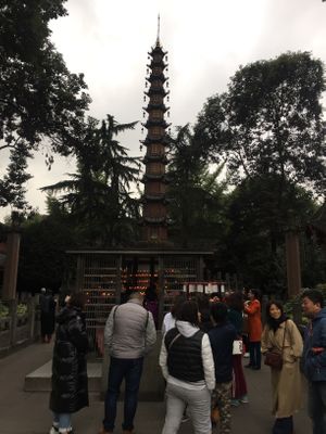 Templo at Aidao Nunnery 爱道堂 in Chengdu