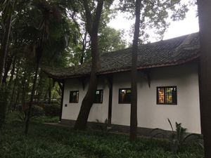 Jardines del templo at Aidao Nunnery 爱道堂 in Chengdu