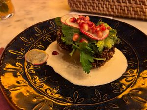 Fava falafel at Al-Andalus in New York City