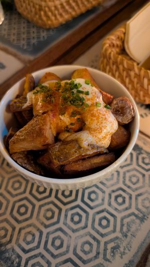Patatas bravas at Al-Andalus in New York City