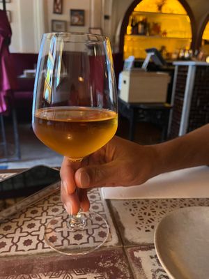 Orange wine at Al-Andalus in New York City