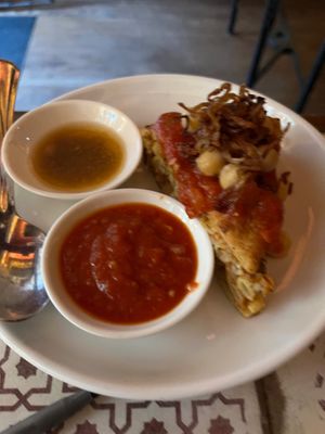 Koshari Pie at Al-Andalus in New York City