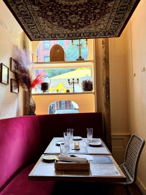 Seating   at Al-Andalus in New York City
