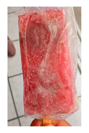 Paleta de Ciruela (Plum Popsicle) at HELADOS YOLA in Baja California Sur