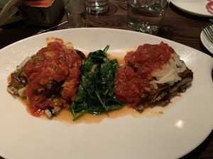 Vegan Eggplant Lasagna at Farmer's Table in Boca Raton