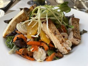 Florida salad with tofu￼  at Farmer's Table in Boca Raton