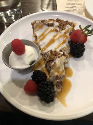 Pecan coffee cake special dessert   at Farmer's Table in Boca Raton