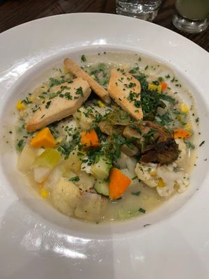 Autumn Vegetable Pot Pie  at Farmer's Table in Boca Raton