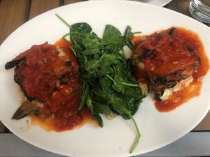 Eggplant zucchini lasagna   at Farmer's Table in Boca Raton