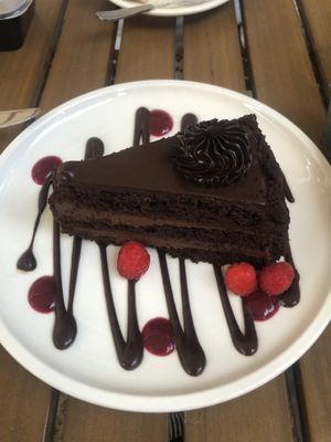 Chocolate cake   at Farmer's Table in Boca Raton