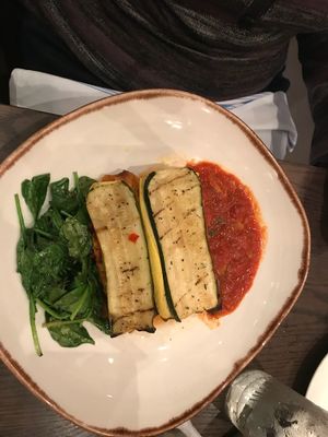 Eggplant lasagna  at Farmer's Table in Boca Raton
