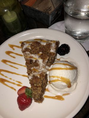 Banana Pecan Cinnamon Coffee Cake 😭😭 my god  at Farmer's Table in Boca Raton