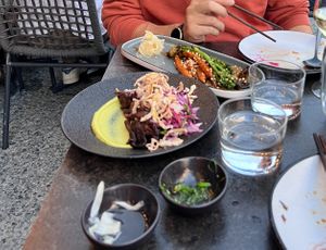 Hoi sin mushrooms  at Mumma in Chamonix