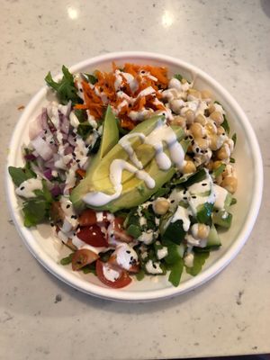 Mediterrran Bowl at The Harvest Bar in Sherman Oaks