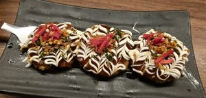 Okonomiyaki at Toi Izakaya Bar in Dusseldorf