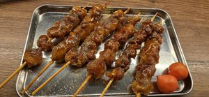 2x Karaage skewers at Toi Izakaya Bar in Dusseldorf