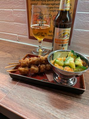 Skewers at Toi Izakaya Bar in Dusseldorf