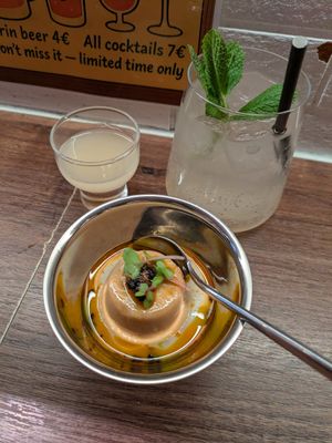 Peanut silken tofu at Toi Izakaya Bar in Dusseldorf