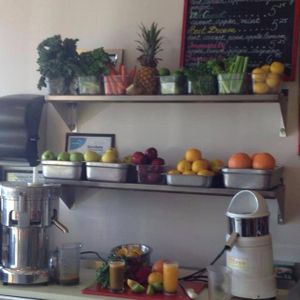 Juice Bar in Kitty Hawk :Kale, romaine, ginger, parsley, carrot, apple, lemon, orange and more... at Outer Bean Juice and Java in Kitty Hawk