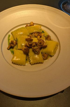 agnolotti chanterelles sage at lara  in Vienna