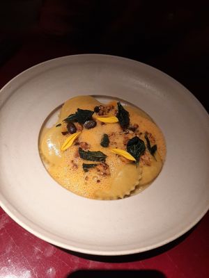 Kürbisravioli at lara  in Vienna