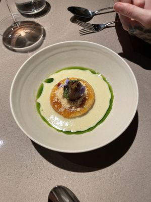 flammeri dessert with vanilla sauce  at lara  in Vienna