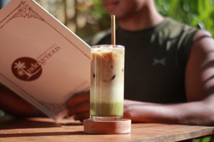 Avocado Coffee Latte at Indogenous - Conscious Comfort Cafe in 