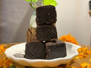 Fudgy Brownie (Gluten Free) at Indogenous - Conscious Comfort Cafe in 