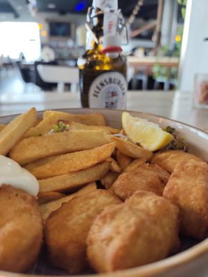 Veganer Backfisch at Mehrfisch in Eckernfoerde