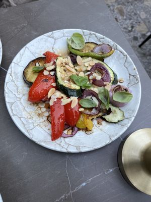 Grilled veggies  at Paradise Garden Hvar in Hvar