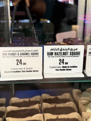 Desserts  at DOH - Joe & The Juice - HIA C-Gates in Doha