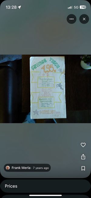 Mittagstisch vegan at BahnhofsCaFeé Buchholz in Niedersachsen