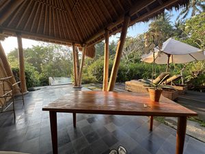 Courtyard in Villa  at Fivelements in Mambal