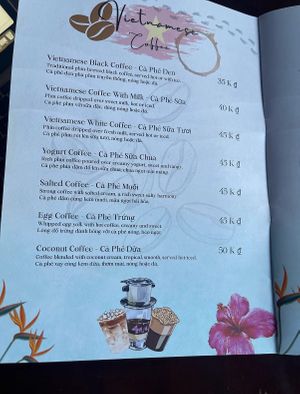 Vietnamese Coffeee  at Serene Dream Vegetarian Café & Beach Bar in Hoi An