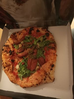 Pizza mit planted Steak at 60 seconds to Napoli Konstanz in Konstanz
