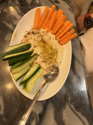 Hummus  at Noush in Barcelona