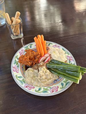 Mezze platter! *so good*  at Noush in Barcelona