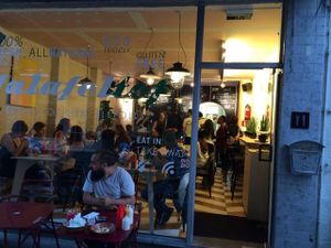 entry view  at Falafel Tof in Antwerpen