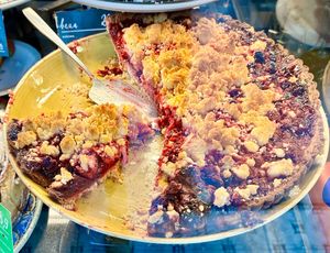 Cherry tart  at Green Caffè Nero - Marszalka in Wroclaw