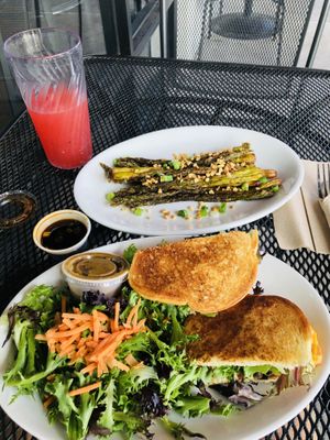 do not get the oily chewy asparagus   at Native Foods - Point Loma in San Diego