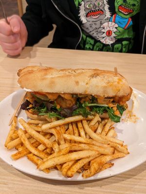 Cauliflower Po' Boy at Native Foods - Point Loma in San Diego