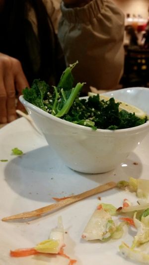 the kale side dish.  at Native Foods - Point Loma in San Diego