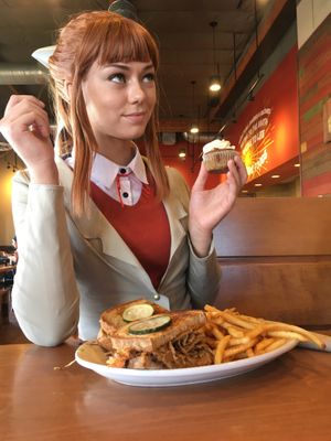 YUM!  Comic-Con pit stop! at Native Foods - Point Loma in San Diego