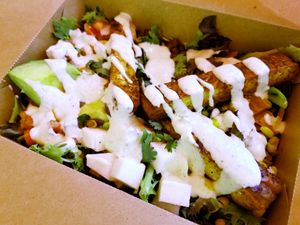 BBQ Chicken Salad (sub tempeh) at Native Foods - Point Loma in San Diego