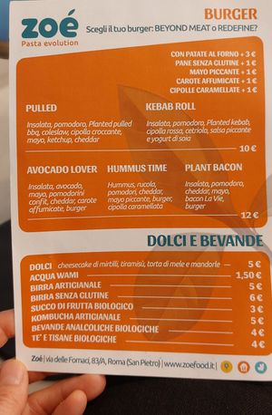  at Zoé Pasta Evolution   in Rome