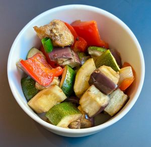 Roasted vegetables  at Aquarelle in Wroclaw